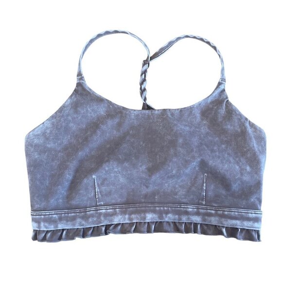 JoyLab Dust Velour Twist Back Sports Bra Size Medium Athletic Top - Picture 1 of 10